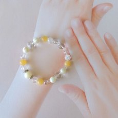 画像12: アラゴナイト ・ マザーオブパールのブレス 人気運・魅力・縁を繋ぐ / メンズ・レディース (12)