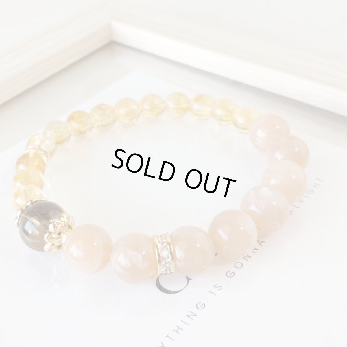 画像3: 【2点限り】シトリンとサンストーンのブレスレット　富と繁栄＆人生に対する安心感 (3)