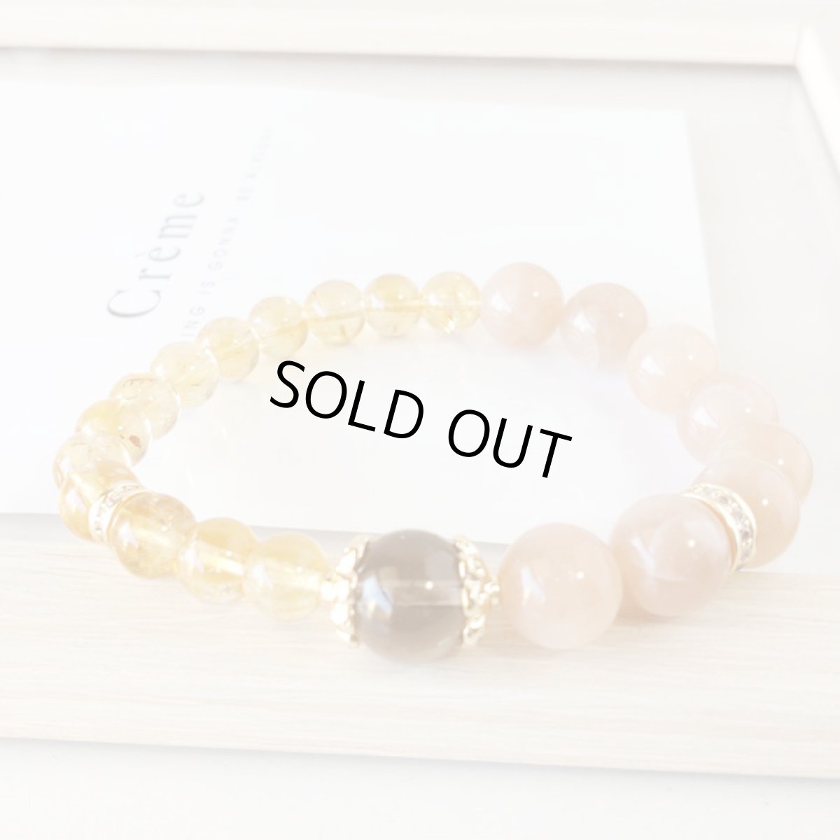 画像4: 【2点限り】シトリンとサンストーンのブレスレット　富と繁栄＆人生に対する安心感 (4)