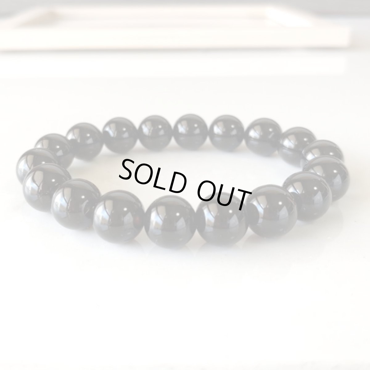 画像5: 【限定2点】チベット産モリオン10mm玉ブレスレット (5)