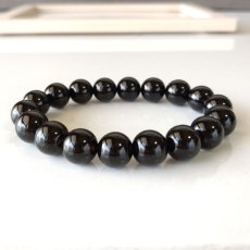 画像5: 【限定2点】チベット産モリオン10mm玉ブレスレット (5)