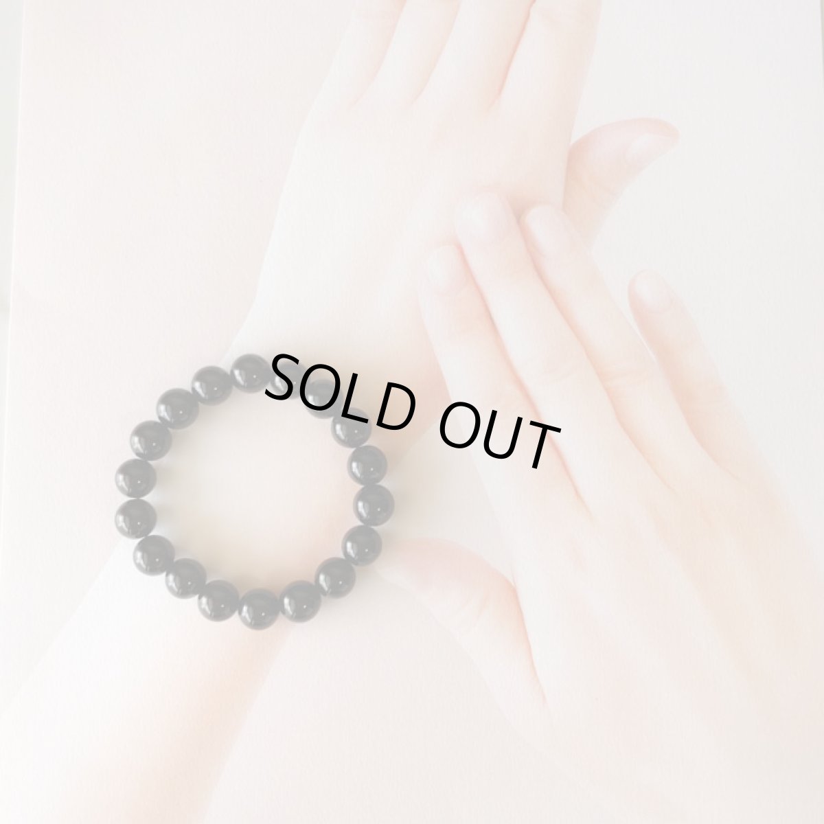 画像6: 【限定2点】チベット産モリオン10mm玉ブレスレット (6)