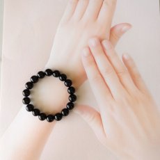 画像6: 【限定2点】チベット産モリオン10mm玉ブレスレット (6)