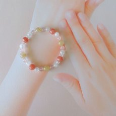 画像12: インカローズとルチルクォーツのブレス 幸運・円満・健康 / メンズ・レディース (12)
