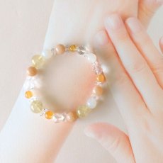 画像12: サンストーン・ルチルクォーツ・カルセドニーのブレス 自己肯定感・幸運・開運/レディース (12)