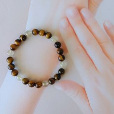画像11: タイガーアイとルチルのブレス  最強の金運を呼ぶ / メンズ・レディース (11)