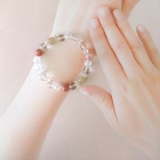 画像12: ローズクォーツ・インカローズのブレス 恋愛成就・人気運・幸運を引き寄せる / レディース (12)