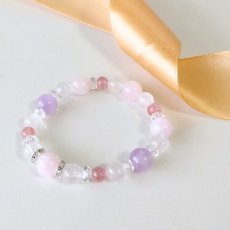 画像11: モルガナイトとピンクアベンチュリンのブレスレット 友達から恋人へ・恋愛運/レディース (11)