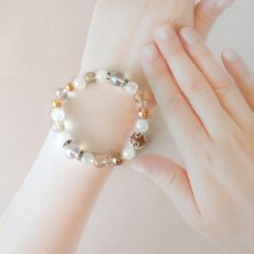 画像12: パワーストーン ブレスレット オレンジムーンストーンとシトリンの ブレスレット　金運アップ祈願・希望と明るさ　 /メンズ・レディース (12)