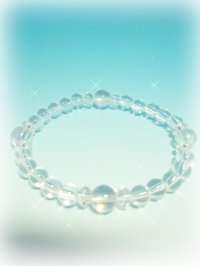 【４月の誕生石】　★水晶＆アクアオーラ★　生まれ月の石を身に着け強力な運気ＵＰ！を