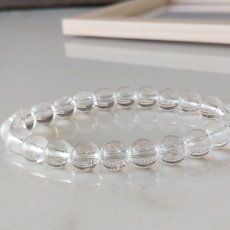画像12: 【TE様専用】ヒマラヤ産（マニカラン）水晶 8mm玉ブレスレット (12)