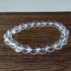 画像13: 【TE様専用】ヒマラヤ産（マニカラン）水晶 8mm玉ブレスレット (13)