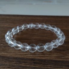 画像14: 【TE様専用】ヒマラヤ産（マニカラン）水晶 8mm玉ブレスレット (14)