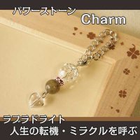 パワーストーン チャーム　（ラブラドライト）　潜在能力を引き出す・才能の開花/レディース