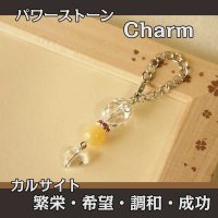 パワーストーン チャーム　（カルサイト）　繁栄・富貴・成功・希望・調和・安定/レディース