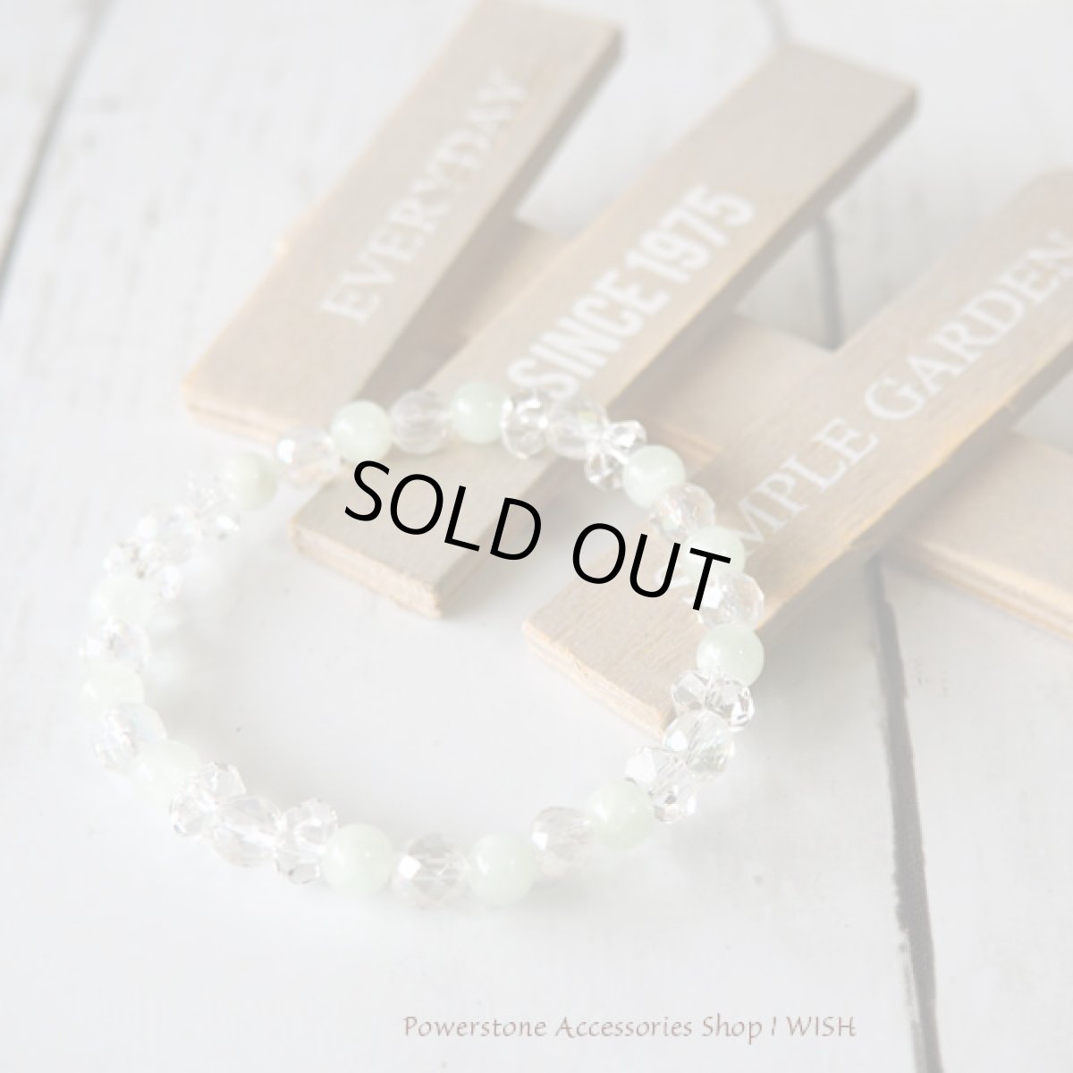 画像2: パワーストーン ブレスレット 願掛けプレナイトのブレスレット　人間関係や環境、ネガティブな感情など手放したいときの願掛け守り　 /メンズ・レディース (2)