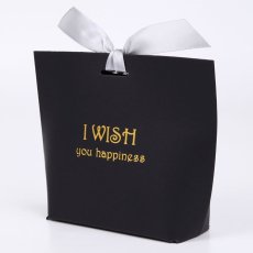 画像3: ラッピング プチ バッグ | リボン ラッピング 袋 おしゃれ ギフトラッピング 黒 ブラック ラッピング用品 プレゼント 女性 誕生日 (3)