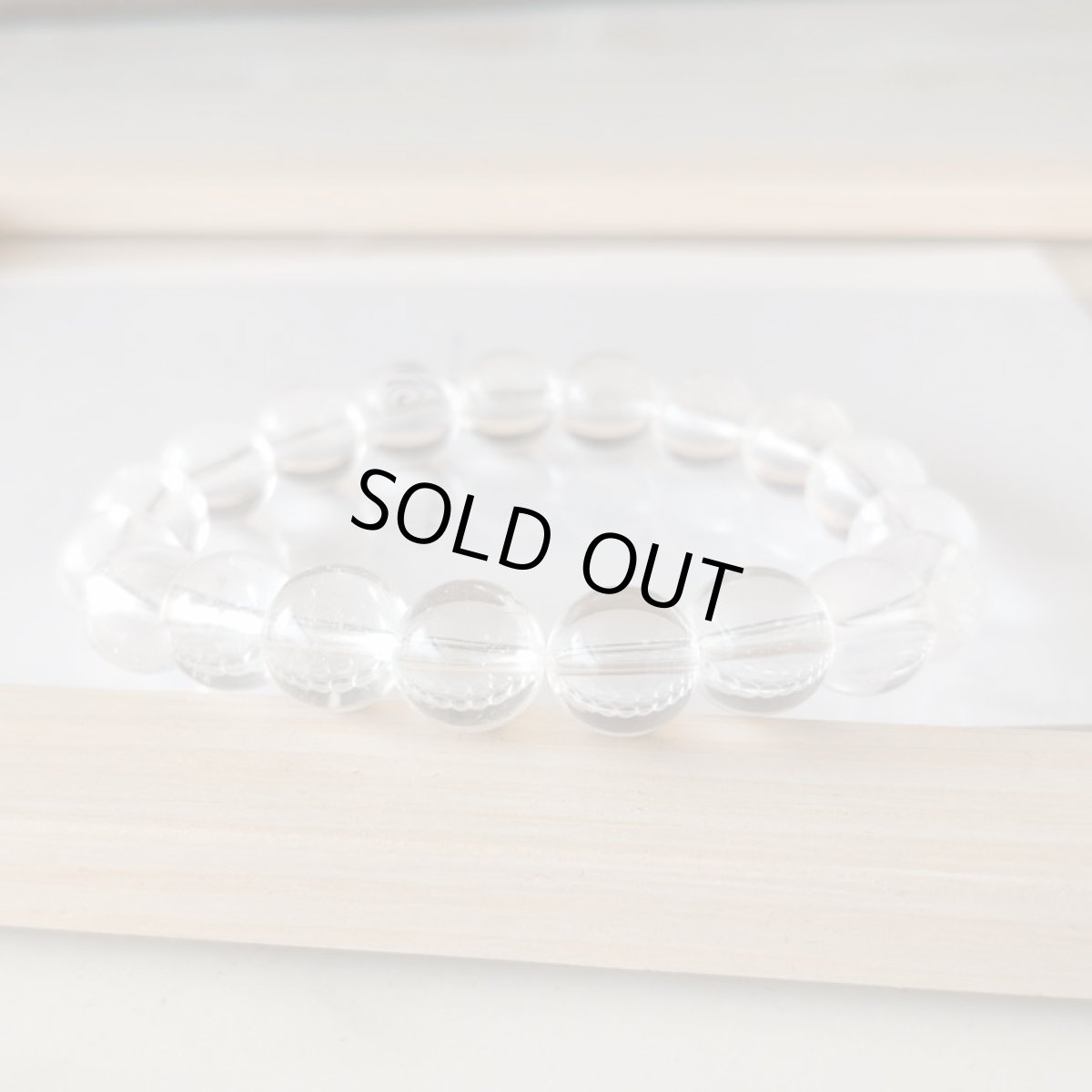 画像1: 【TE様専用】ヒマラヤ産（マニカラン）水晶 10mm玉ブレスレット (1)