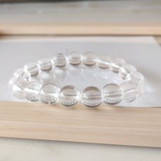 画像1: 【TE様専用】ヒマラヤ産（マニカラン）水晶 10mm玉ブレスレット (1)