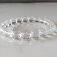 画像10: 【TE様専用】ヒマラヤ産（マニカラン）水晶 10mm玉ブレスレット (10)