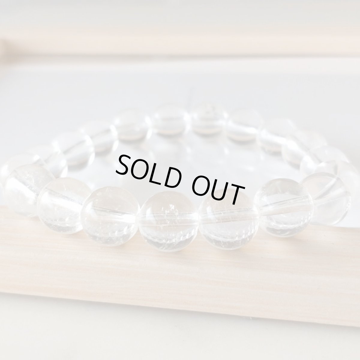 画像14: 【TE様専用】ヒマラヤ産（マニカラン）水晶 10mm玉ブレスレット (14)