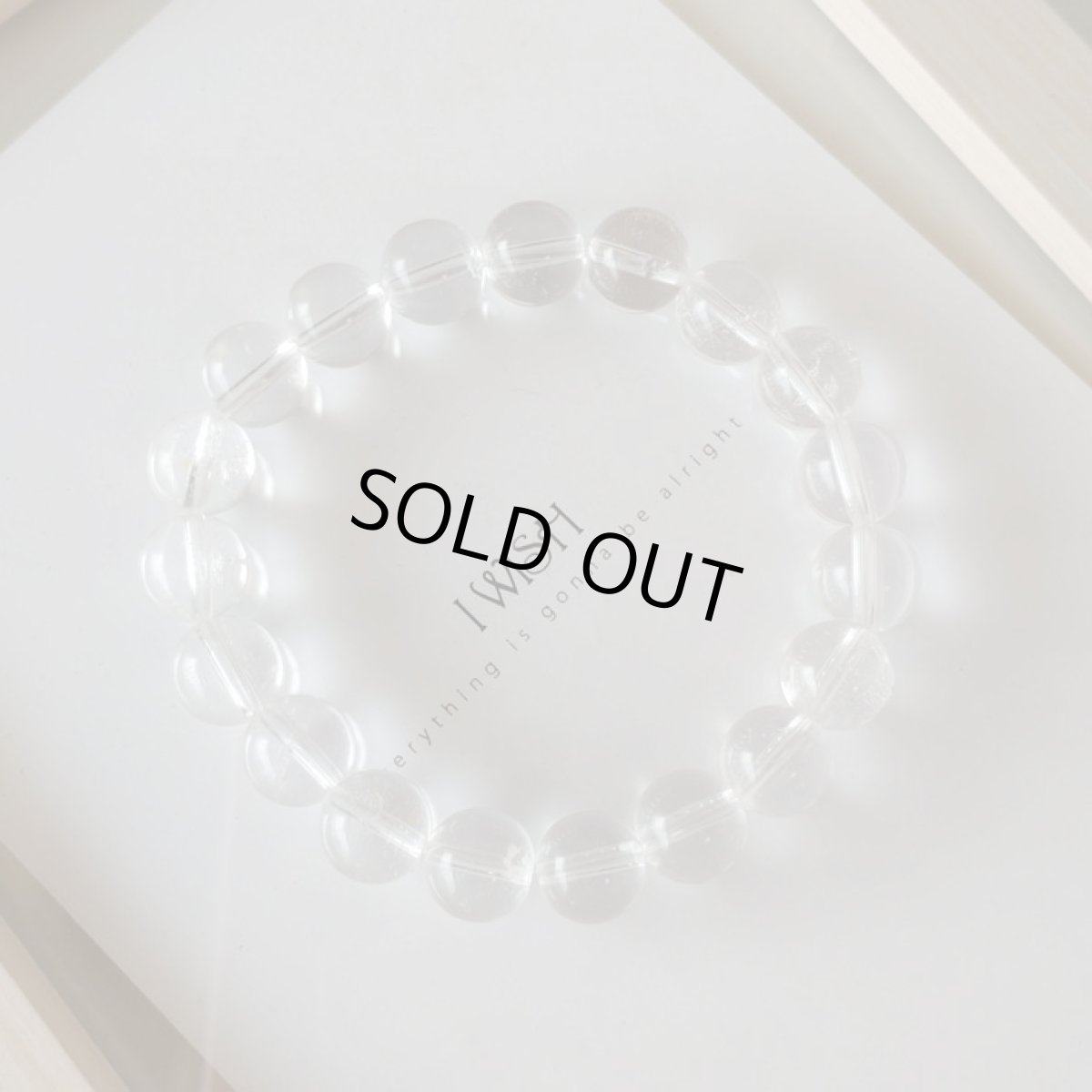 画像2: 【TE様専用】ヒマラヤ産（マニカラン）水晶 10mm玉ブレスレット (2)