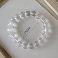 画像2: 【TE様専用】ヒマラヤ産（マニカラン）水晶 10mm玉ブレスレット (2)