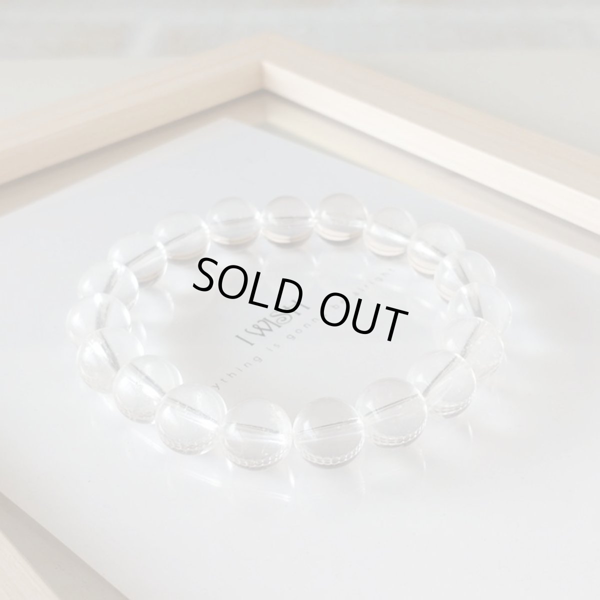 画像3: 【TE様専用】ヒマラヤ産（マニカラン）水晶 10mm玉ブレスレット (3)