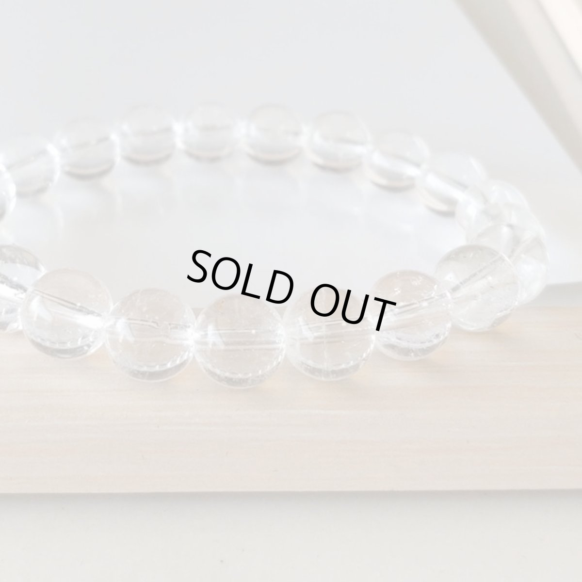 画像4: 【TE様専用】ヒマラヤ産（マニカラン）水晶 8mm玉ブレスレット (4)