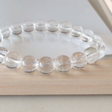 画像4: 【TE様専用】ヒマラヤ産（マニカラン）水晶 8mm玉ブレスレット (4)
